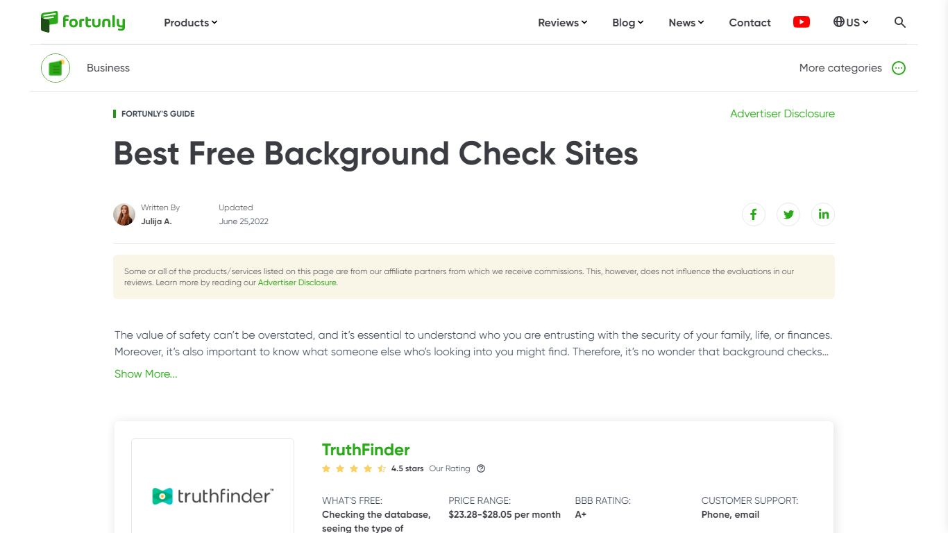 The 5 Best Free Background Check Sites in 2022 | Fortunly