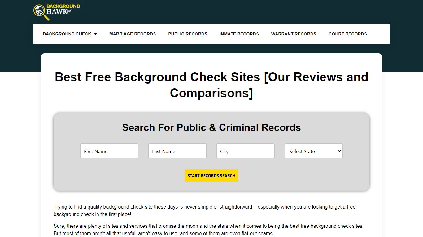 Best Free Background Check Sites [Our Reviews and Comparisons]